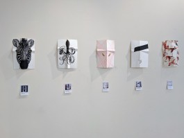 Exposition Mascarade, Amicale Chapelon, Saint-Étienne, Masques, Papier, Art et design, Pièces uniques, Unique pieces, Kunst und design, art and design, Einzelstücke, Collectible design